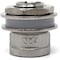 Concord 304 S/S 1/2" NPT to 1/2" Female NPT Weldless Bulkhead Fitting Weldless - alternate 1